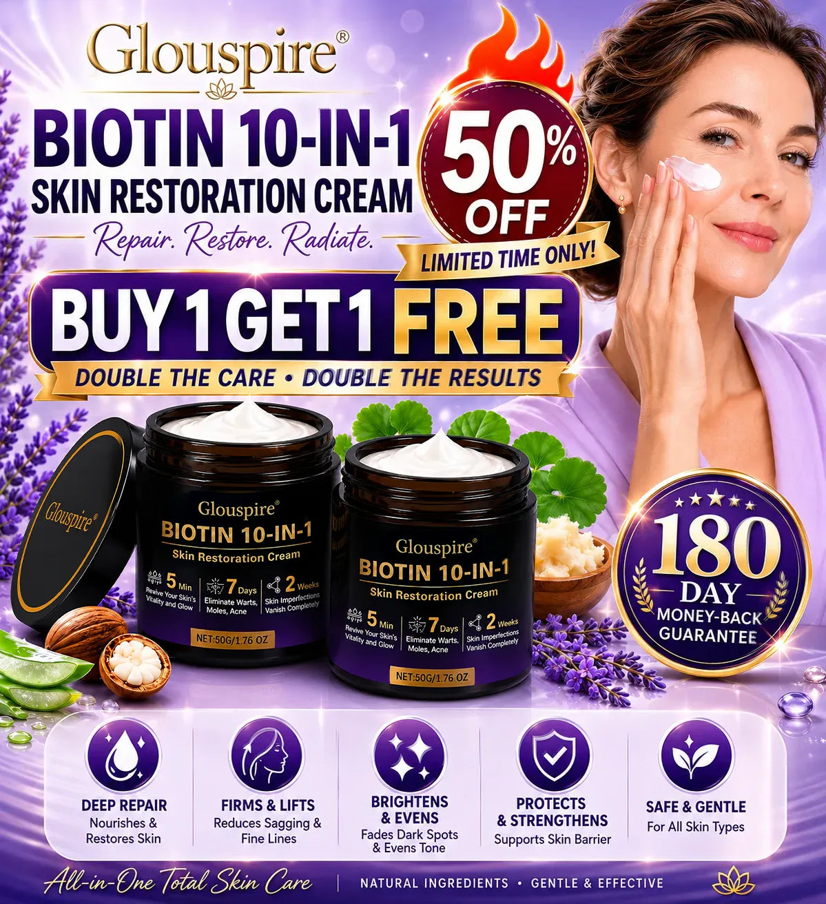 BIOTIN 10-IN-1 SKIN RESTORATION CREAM